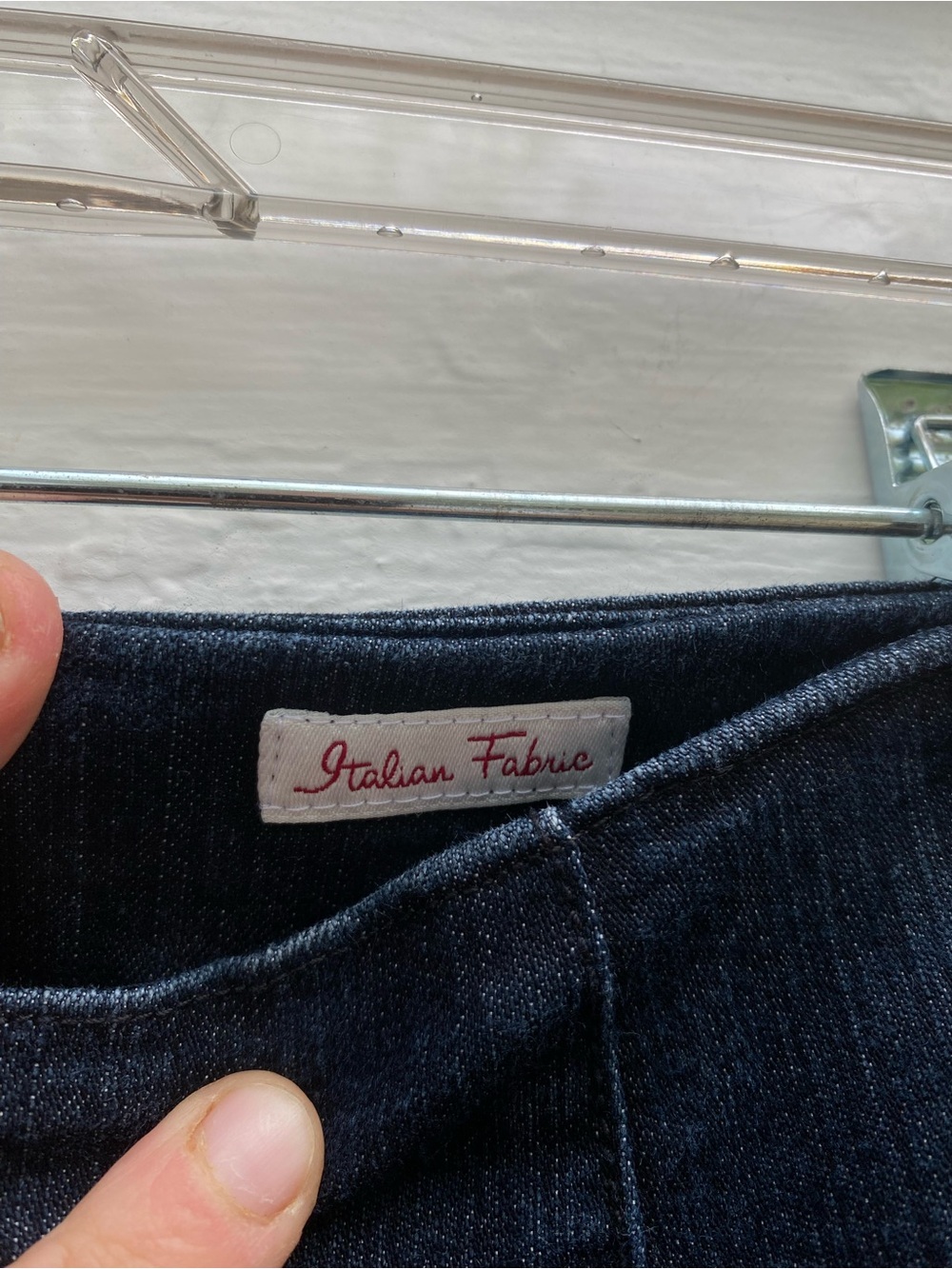 Vintage Vanilia Dark Blue Jeans Straight-Leg High-rise - Picture 5 of 9